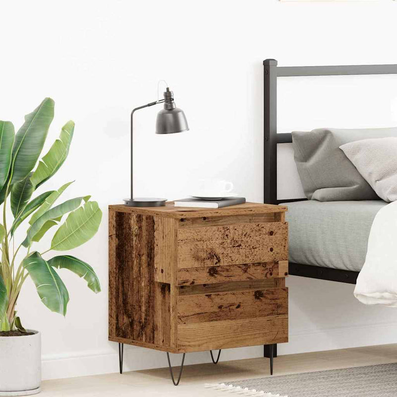 Dulap de noapte Lemn vechi 40 x 35 x 50 cm Lemn prelucrat