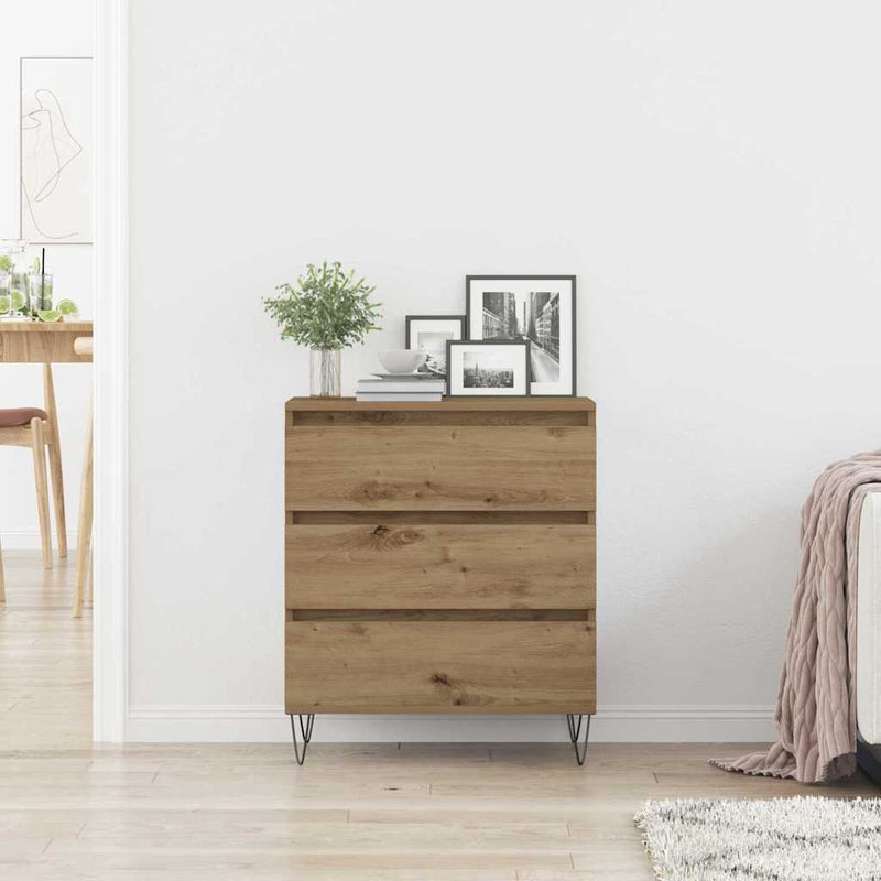 Bufet Stejar Artizanal 60 x 35 x 70 cm Lemn prelucrat