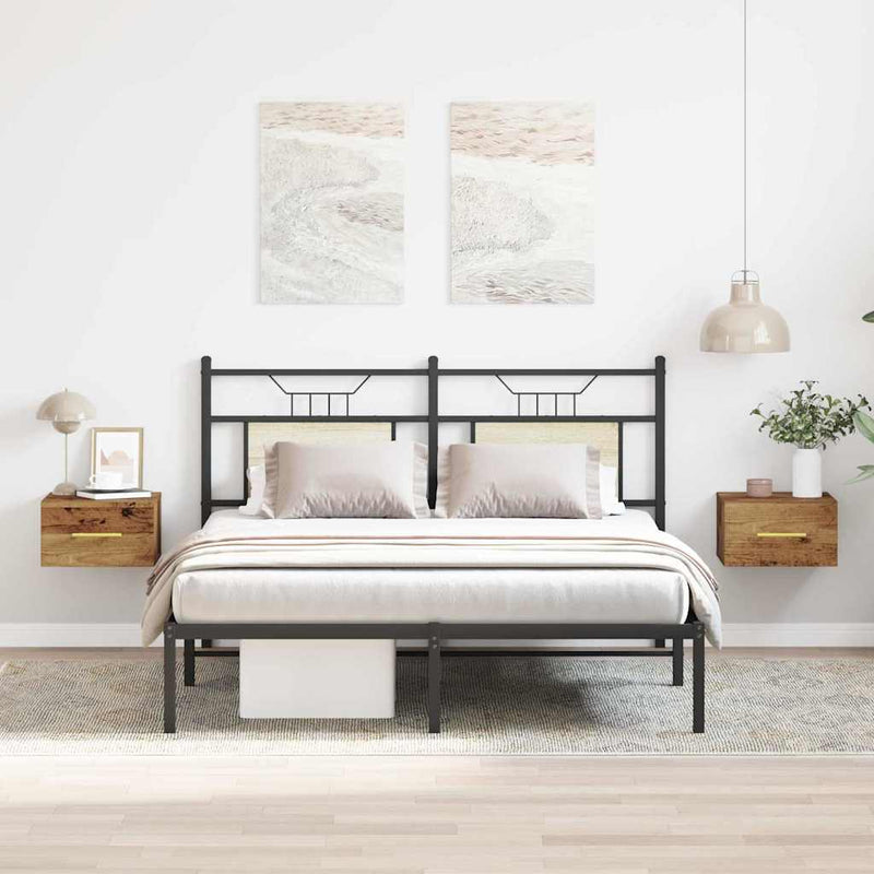 Dulap de noapte 2 buc. 35 x 35 x 20 cm Lemn prelucrat