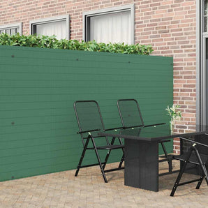 Gard de grădină cu două fețe, verde, 1,8x5 m, PVC