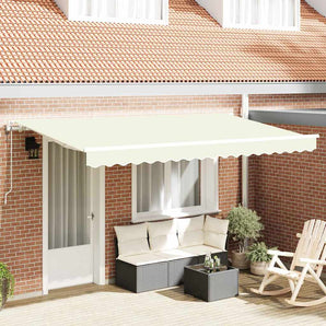 Copertină retractabilă Crem 350 x 200 cm țesătură