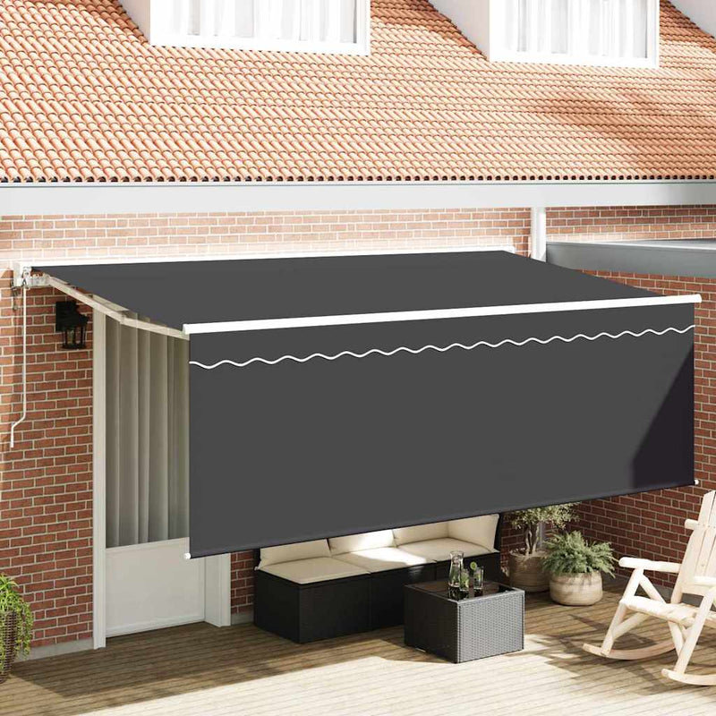 Copertină retractabilă Antracit 350 x 200 cm