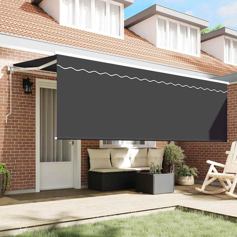 Copertină retractabilă Antracit 350 x 200 cm