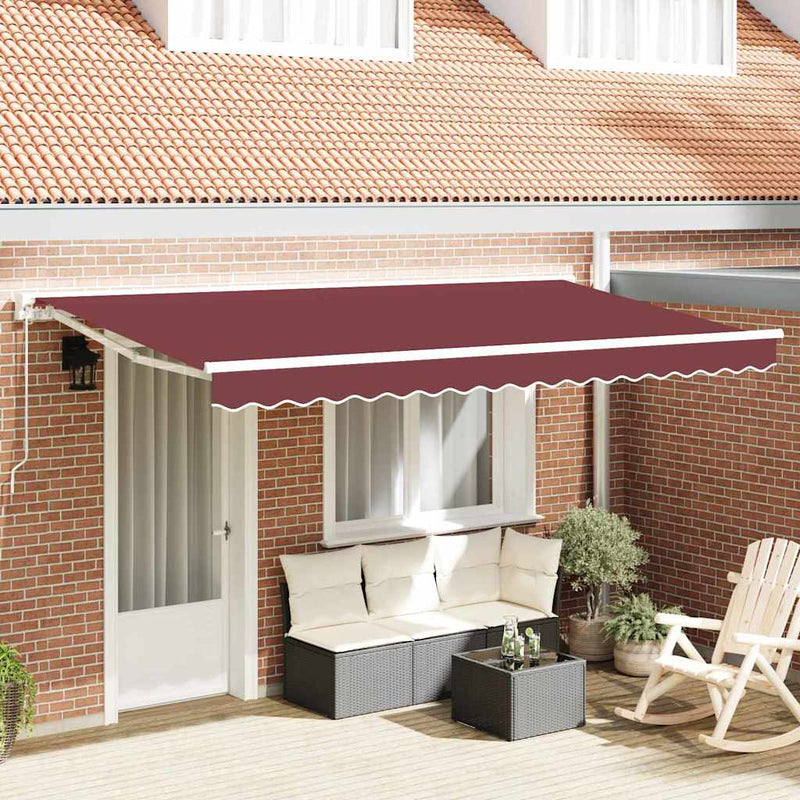 Cadru de copertină Burgundy 350 x 200 cm