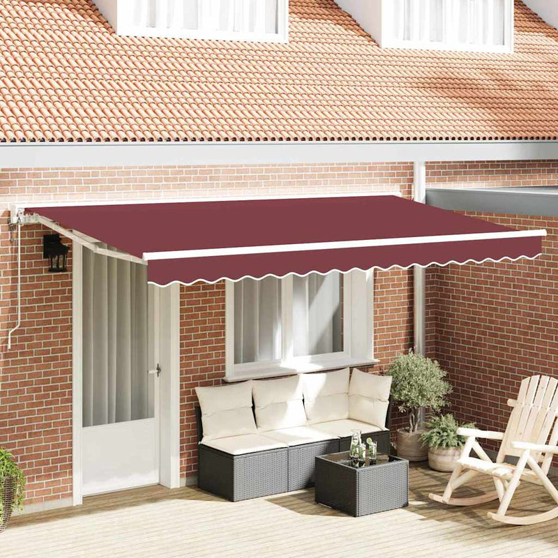 Cadru de copertină Burgundy 350 x 200 cm