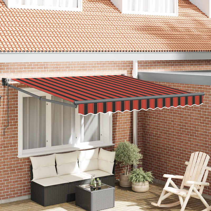 Copertină retractabilă Portocaliu 300 x 250 cm