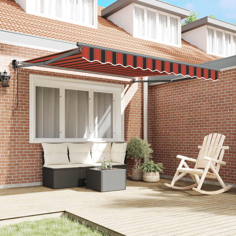 Copertină retractabilă Portocaliu 300 x 250 cm
