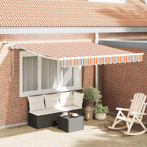 Copertină retractabilă Multicolour 350 x 250 cm Poliester