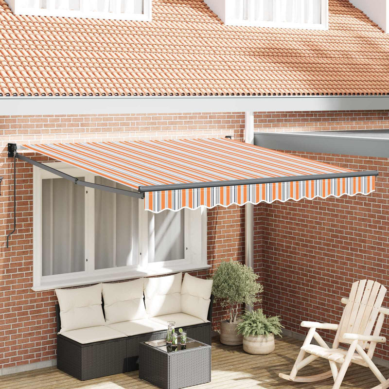 Copertină retractabilă Multicolour 350 x 250 cm