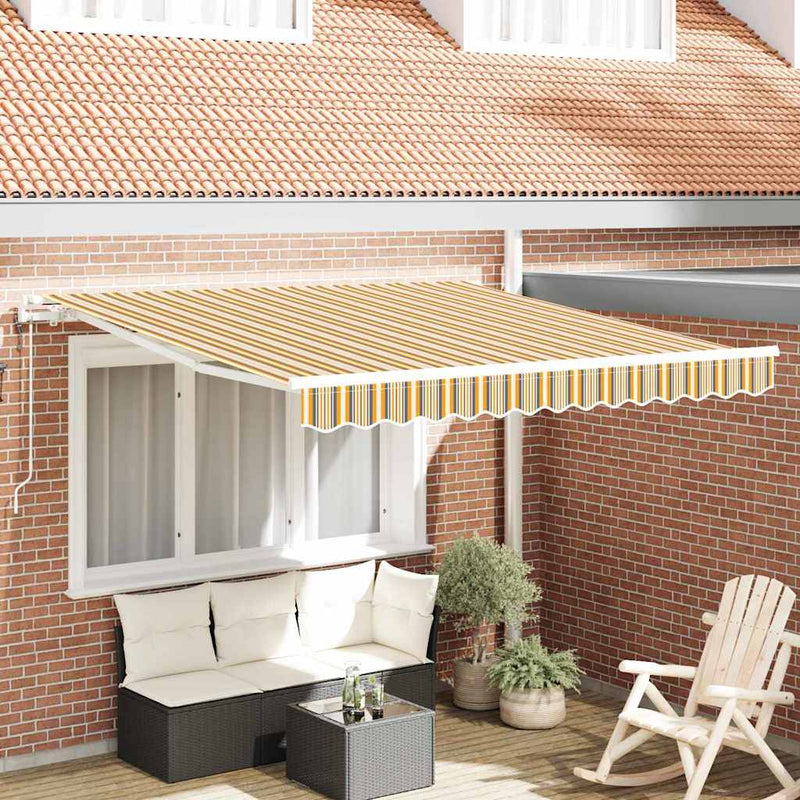 Copertină retractabilă Multicolour 350 x 250 cm