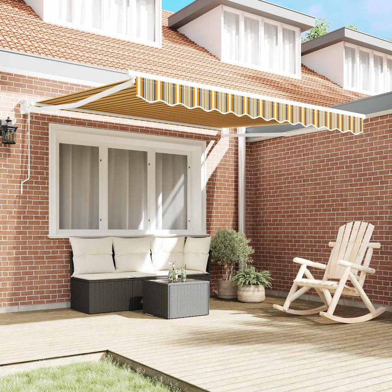 Copertină retractabilă Multicolour 350 x 250 cm