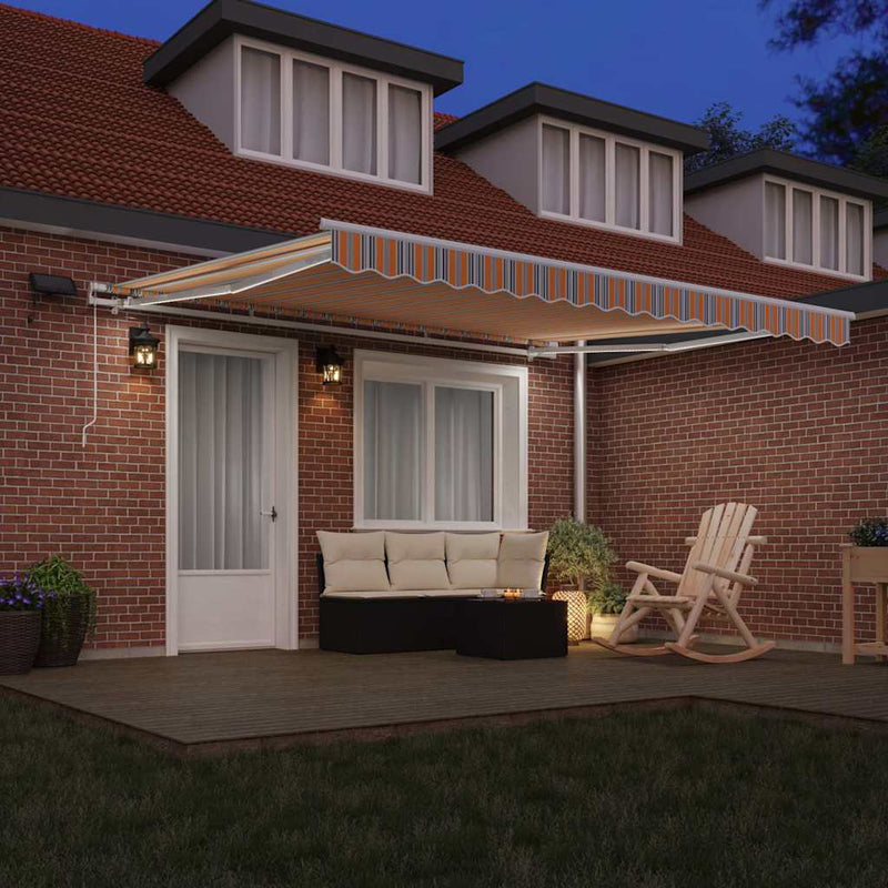 Copertină retractabilă Multicolour 400 × 300 cm