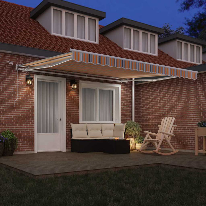 Copertină retractabilă Multicolour 400 × 300 cm Poliester