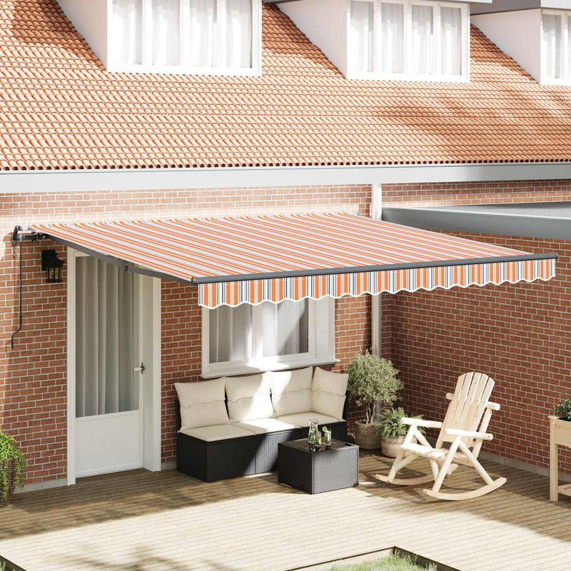 Copertină retractabilă Multicolour 400 × 300 cm