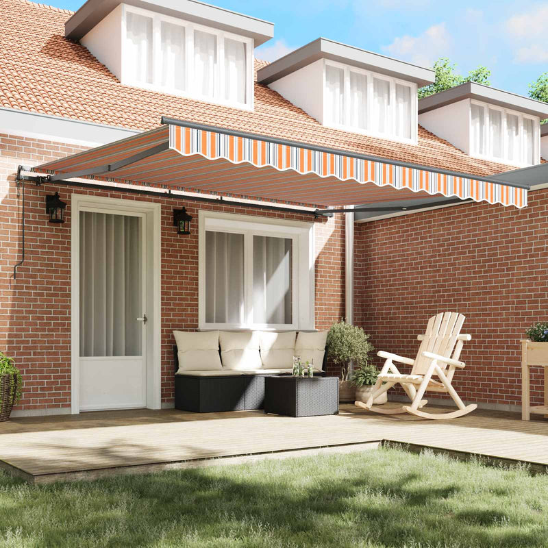 Copertină retractabilă Multicolour 400 × 300 cm