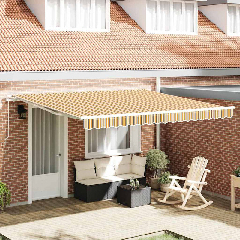 Copertină retractabilă Multicolour 400 × 300 cm
