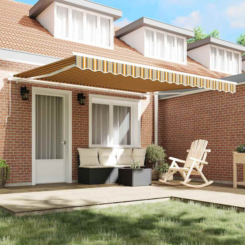 Copertină retractabilă Multicolour 400 × 300 cm