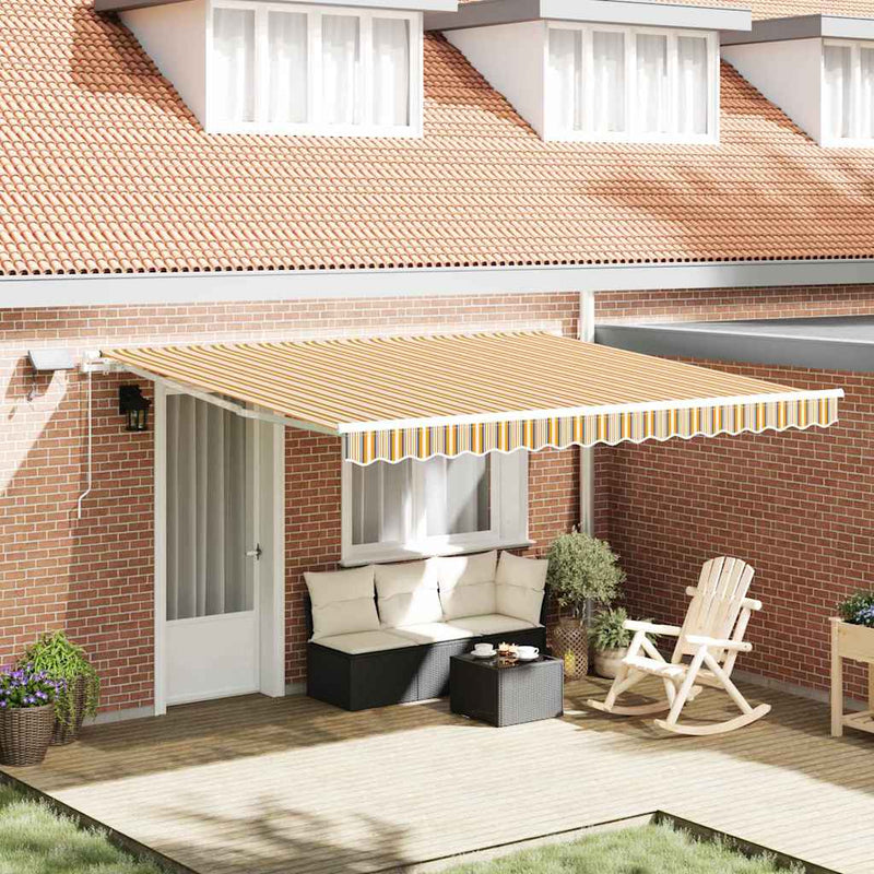 Copertină retractabilă Multicolour 400 × 300 cm
