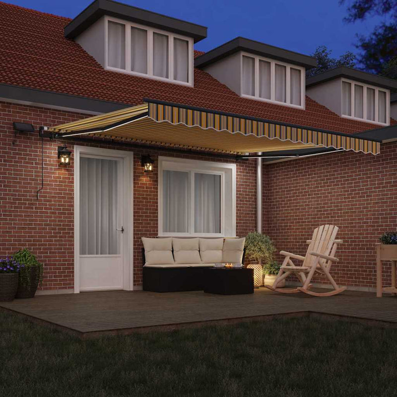 Copertină retractabilă Multicolour 400 × 300 cm