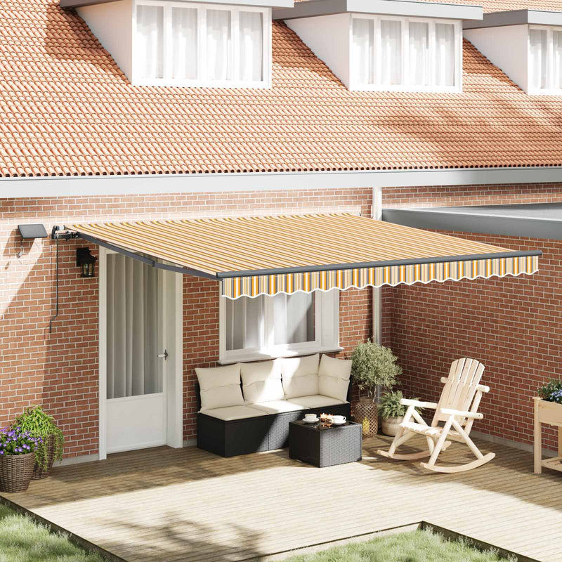 Copertină retractabilă Multicolour 400 × 300 cm