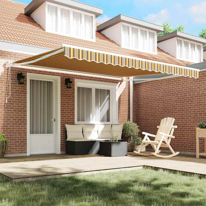 Copertină retractabilă Multicolour 400 × 300 cm