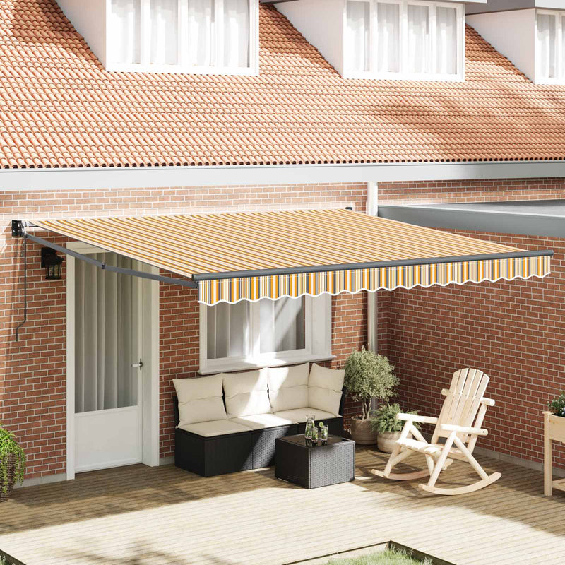 Copertină retractabilă Multicolour 400 × 300 cm