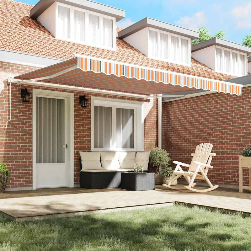 Copertină retractabilă Multicolour 400 × 350 cm