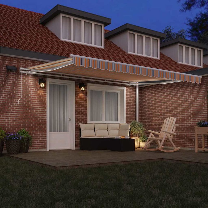 Copertină retractabilă Multicolour 450 × 300 cm
