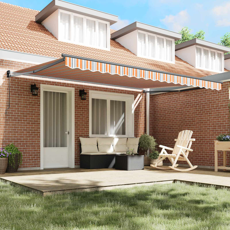 Copertină retractabilă Multicolour 450 × 300 cm