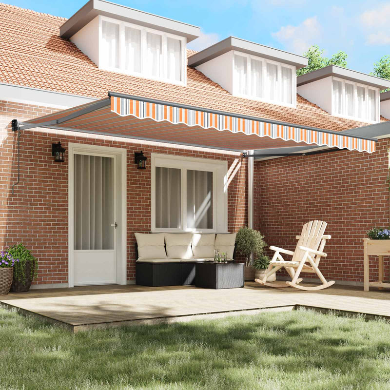 Copertină retractabilă Multicolour 450 × 300 cm
