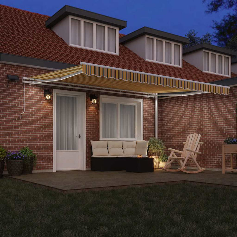 Copertină retractabilă Multicolour 450 × 300 cm