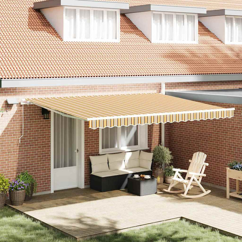 Copertină retractabilă Multicolour 450 × 300 cm