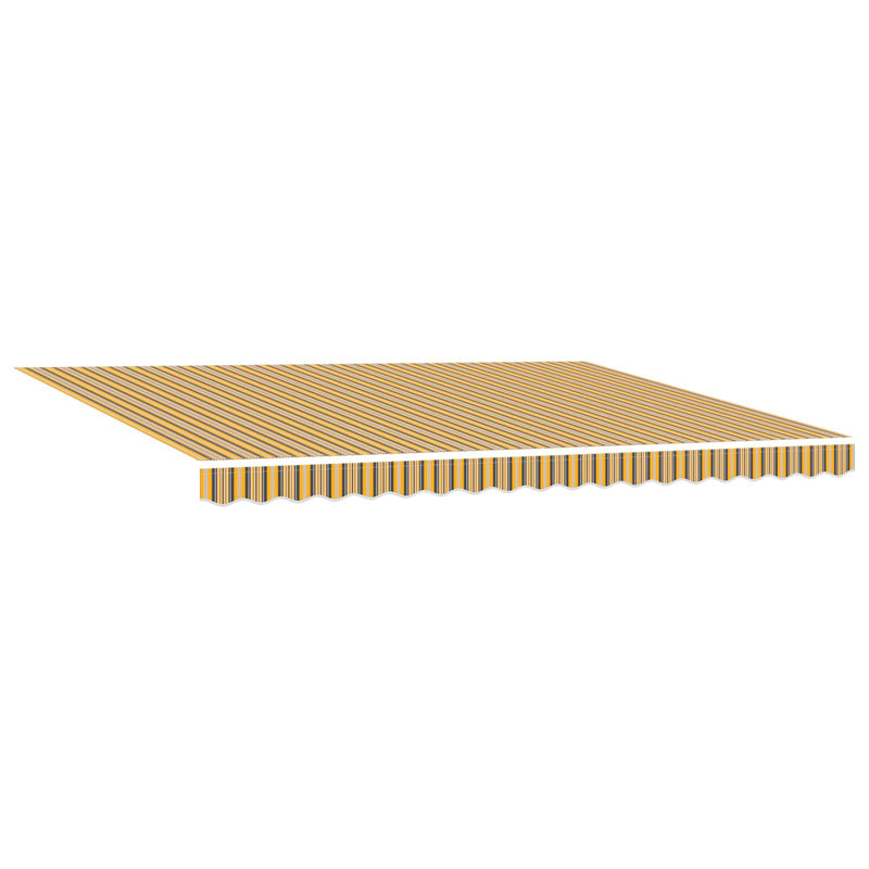 Copertină retractabilă Multicolour 450 × 300 cm