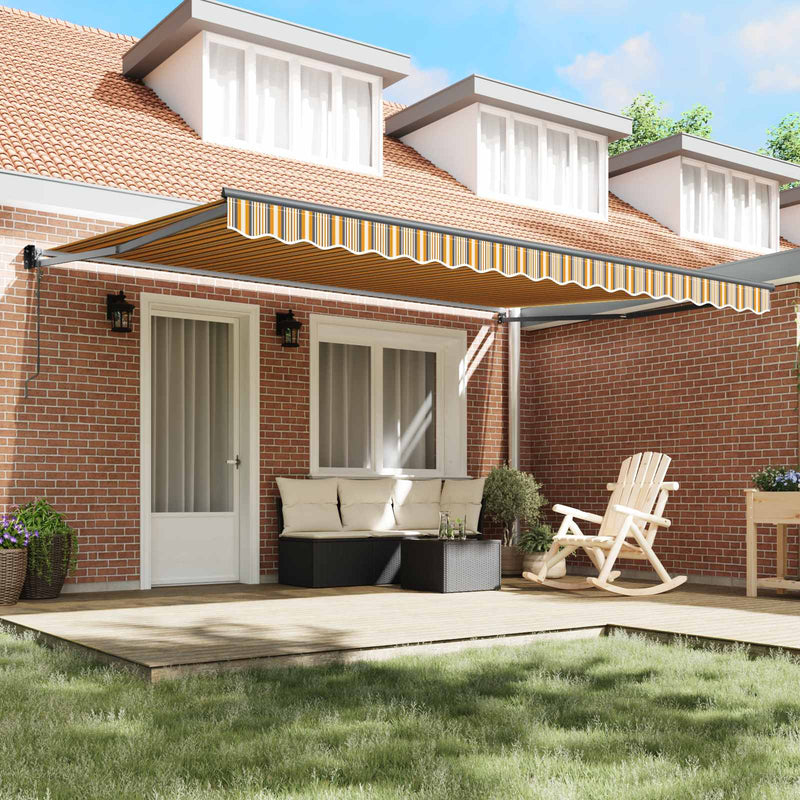 Copertină retractabilă Multicolour 450 × 300 cm