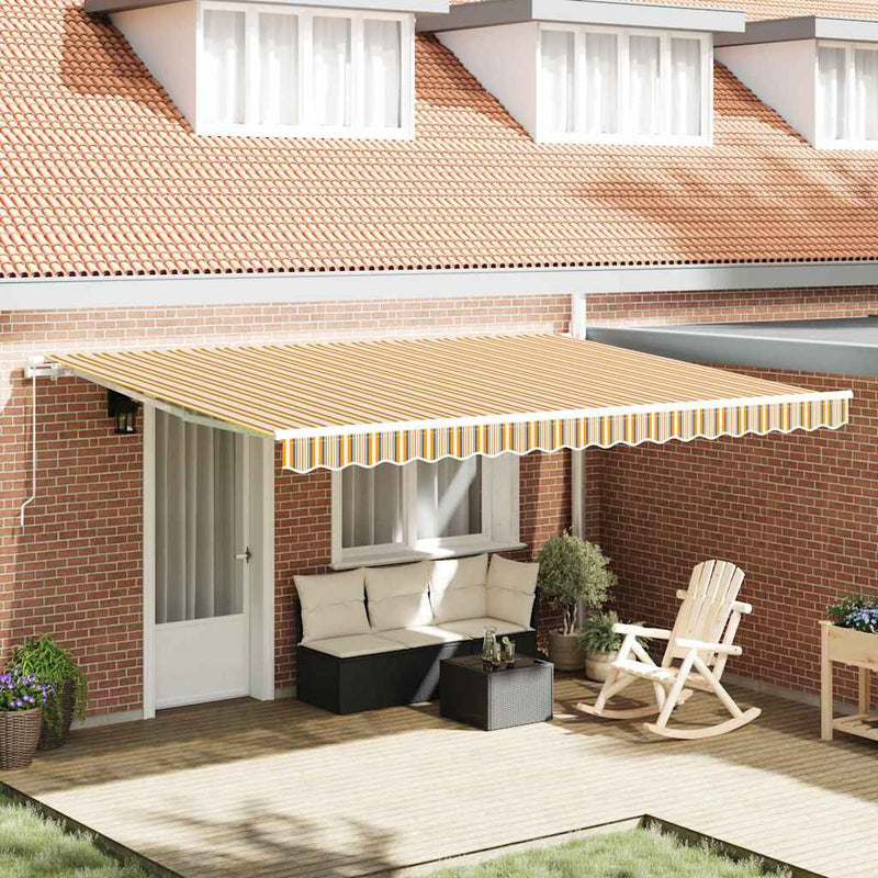 Copertină retractabilă Multicolour 450 x 350 x 165 cm