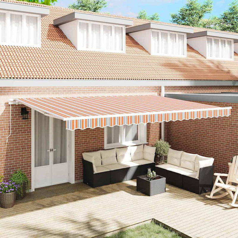 Copertină retractabilă Multicolour 500 x 300 x 165 cm