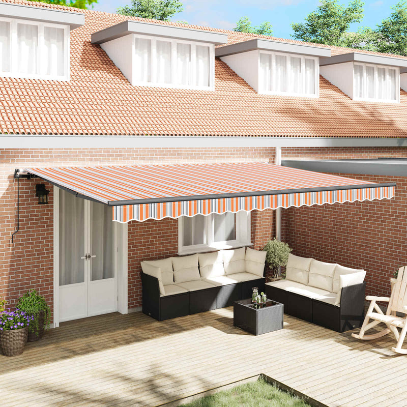 Copertină retractabilă Multicolour 500 x 300 x 165 cm