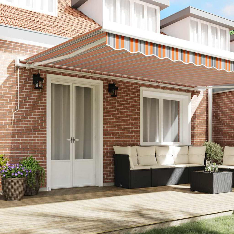 Copertină retractabilă Multicolour 500 × 300 cm