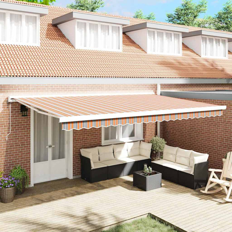 Copertină retractabilă Multicolour 500 x 300 x 165 cm
