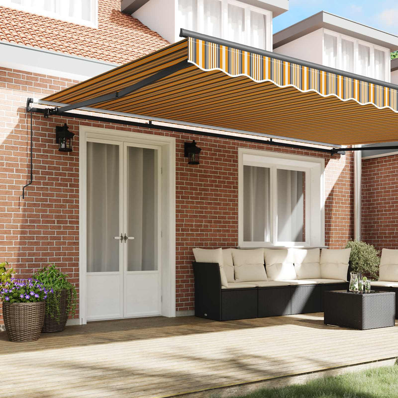 Copertină retractabilă Multicolour 500 × 300 cm