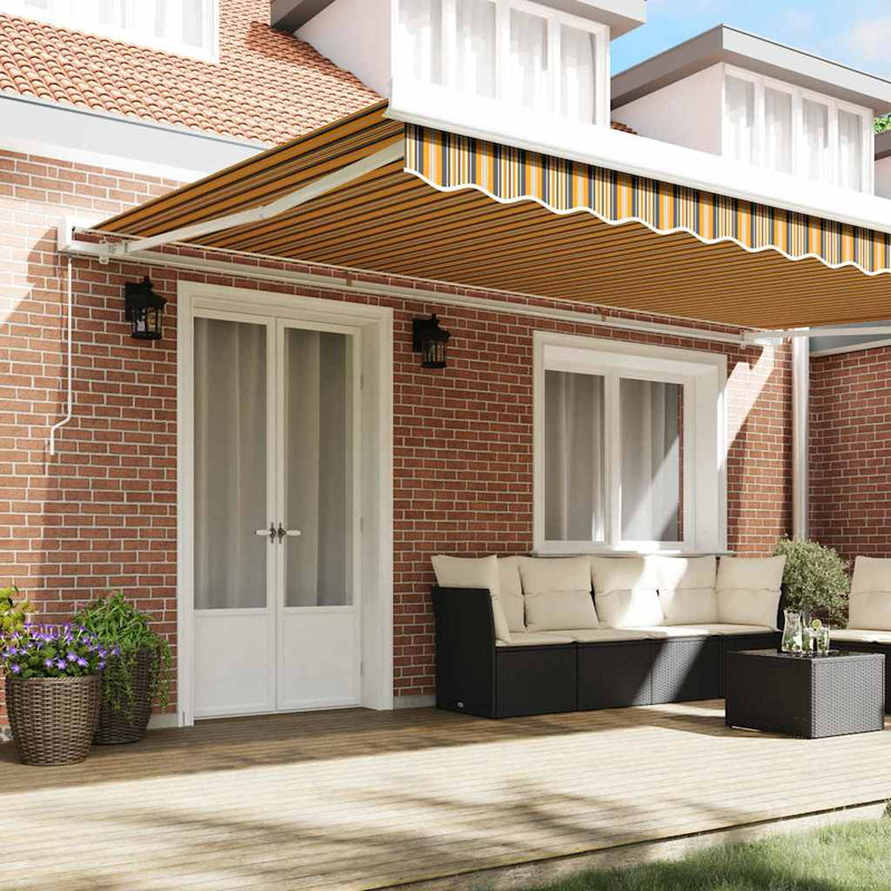 Copertină retractabilă Multicolour 500 × 300 cm