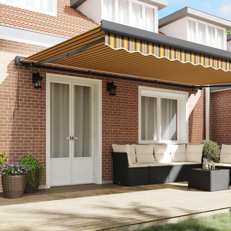 Copertină retractabilă Multicolour 500 × 300 cm