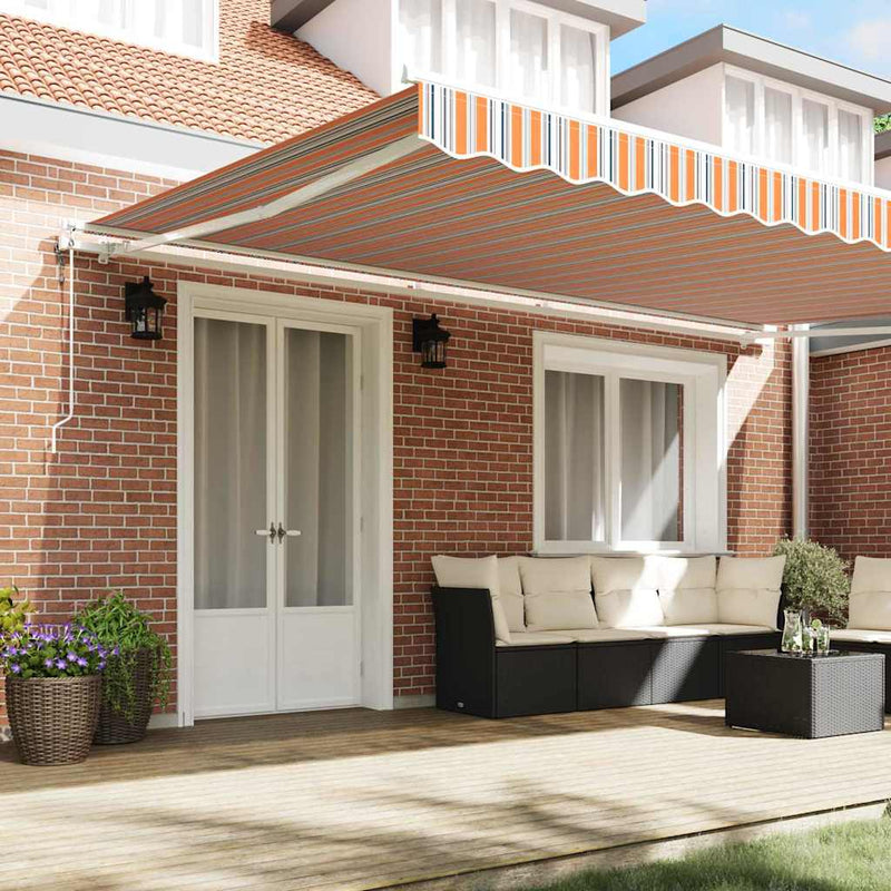 Copertină retractabilă Multicolour 500 × 350 cm
