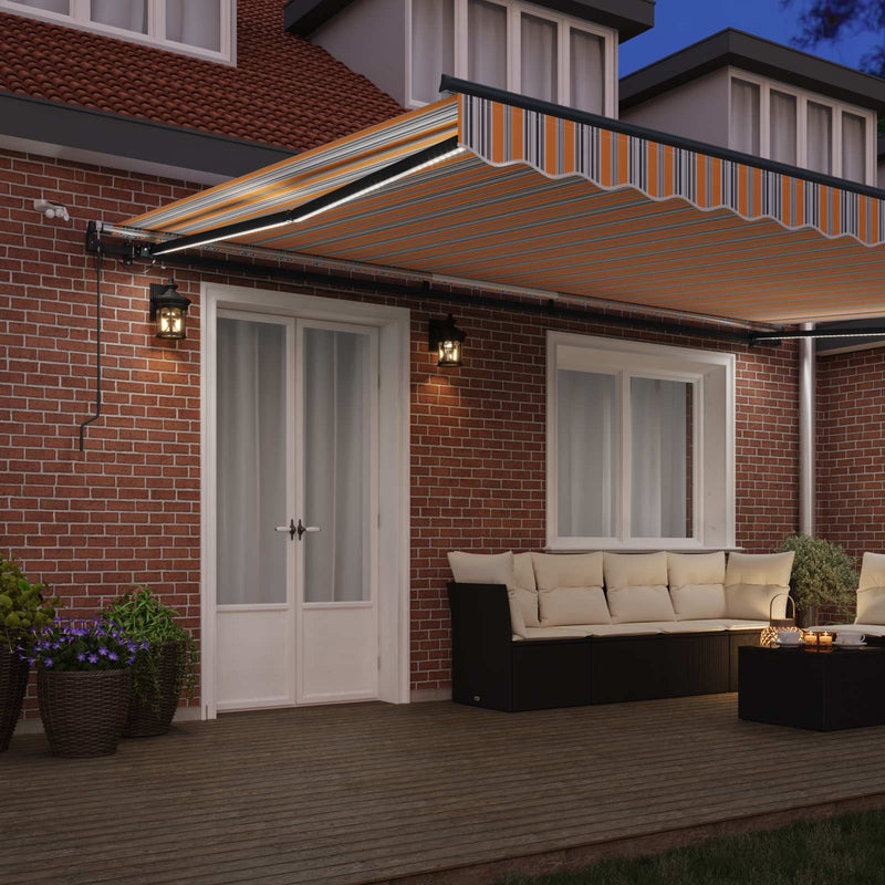Copertină retractabilă Multicolour 500 × 350 cm Poliester