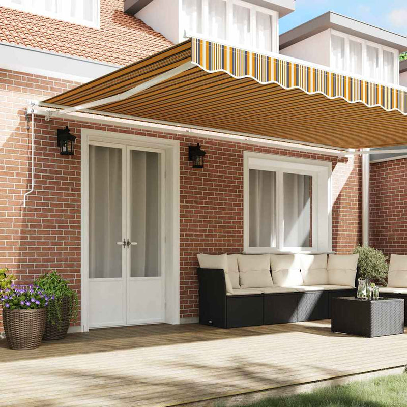 Copertină retractabilă Multicolour 500 × 350 cm