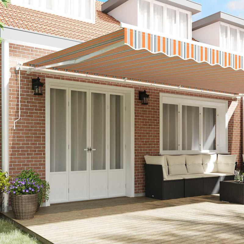 Copertină retractabilă Multicolour 600 × 300 cm