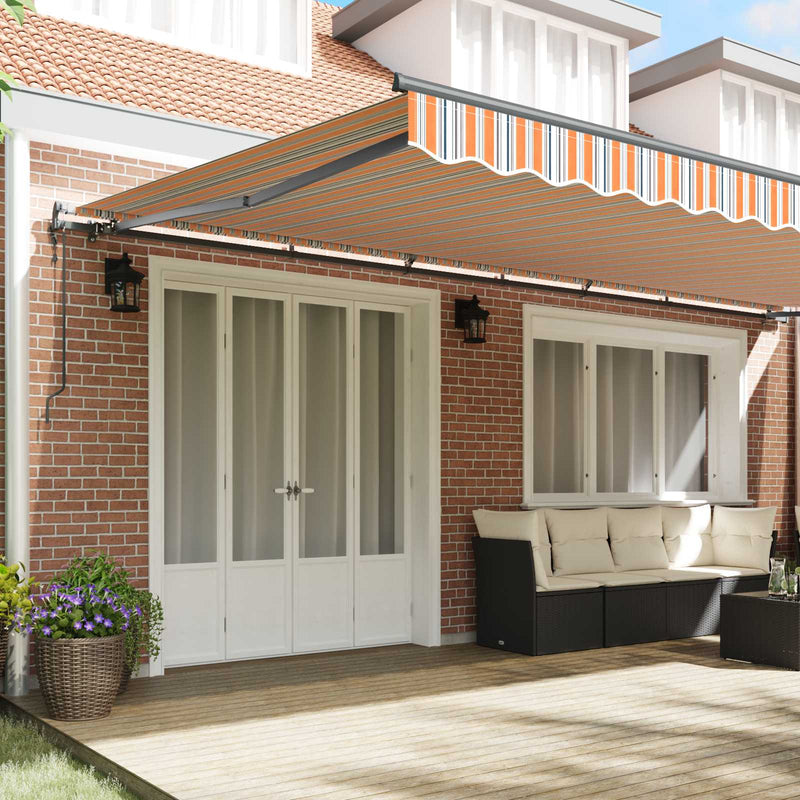 Copertină retractabilă Multicolour 600 × 300 cm