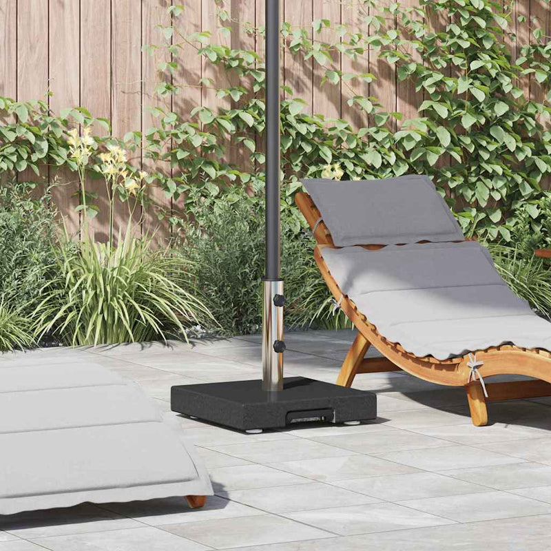 Bază pentru umbrelă Negru 41 x 41 x 37 cm Granit