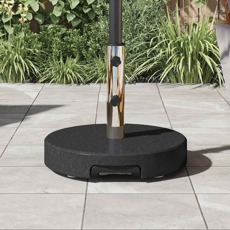 Bază pentru umbrelă Negru Ø 45 x 37.5 cm Granit