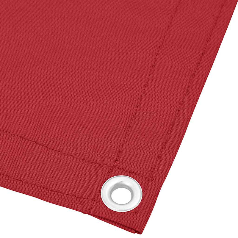 Paravan de balcon roșu 75x1000 cm 100% poliester Oxford